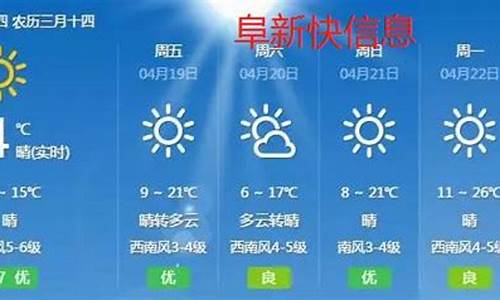 阜新天气预报_阜新天气预报15天查询