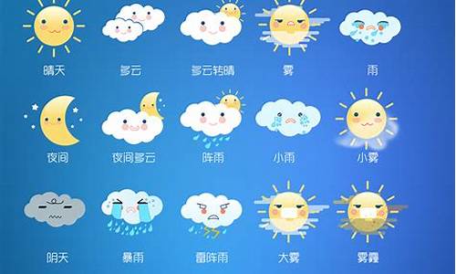 天气预报图片大全图解_天气预报图片大全图解都一个一个